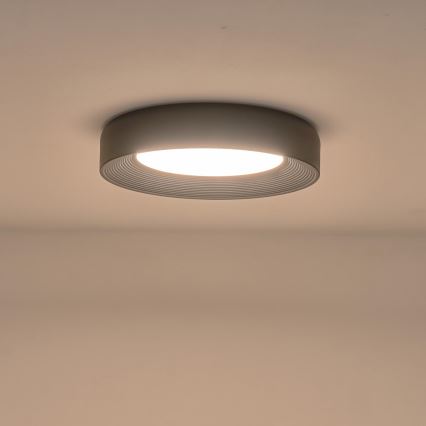 LED Stropna svetilka LED/40W/230V 3000K črna pr. 50 cm