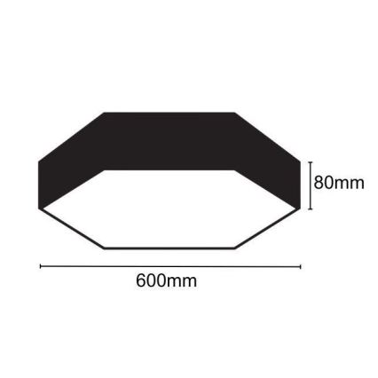 LED Stropna svetilka LED/40W/230V 4000K pr. 60 cm