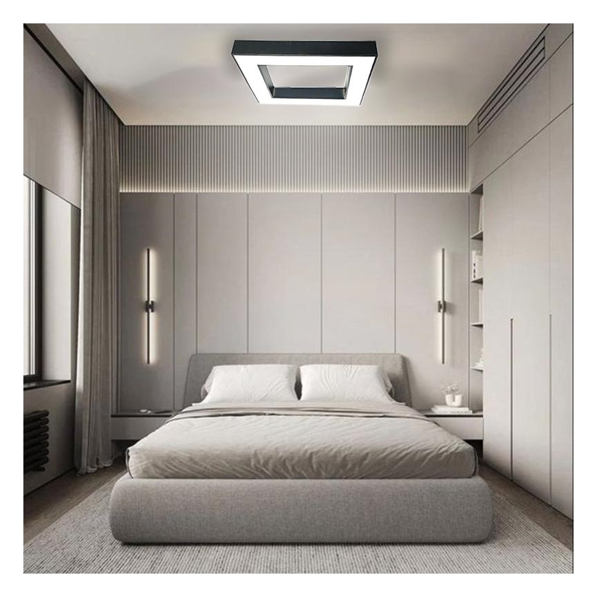 LED Stropna svetilka LED/55W/230V 4000K 80x80 cm