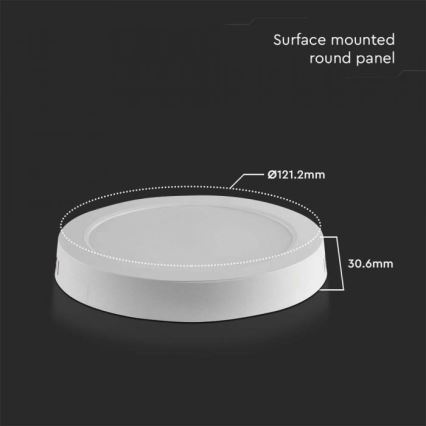 LED Stropna svetilka LED/6W/230V 6500K bela