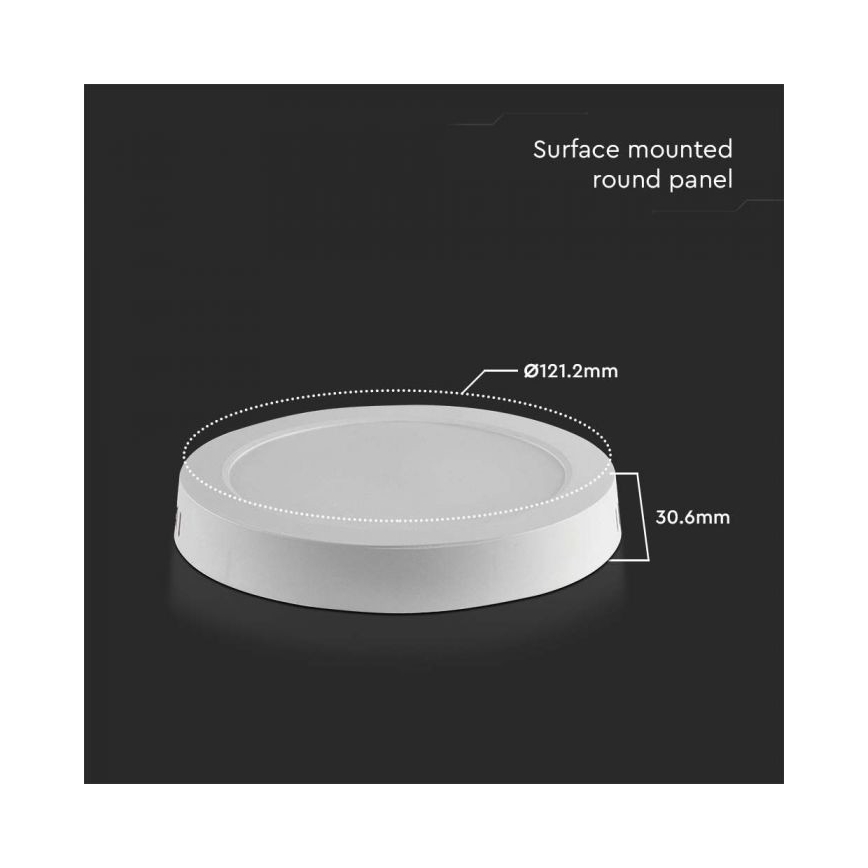 LED Stropna svetilka LED/6W/230V 6500K bela