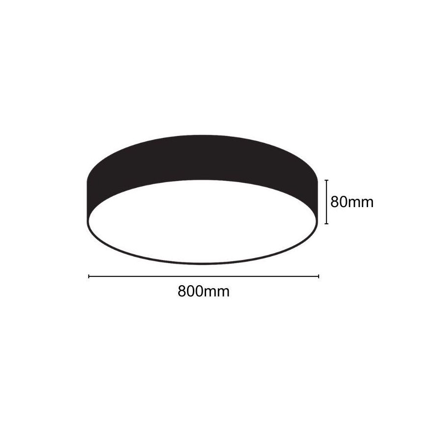 LED Stropna svetilka LED/70W/230V 4000K pr. 80 cm