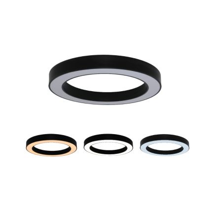 LED stropna svetilka LED/80W/230V 3000/4000/6500K Ø 80 cm črna