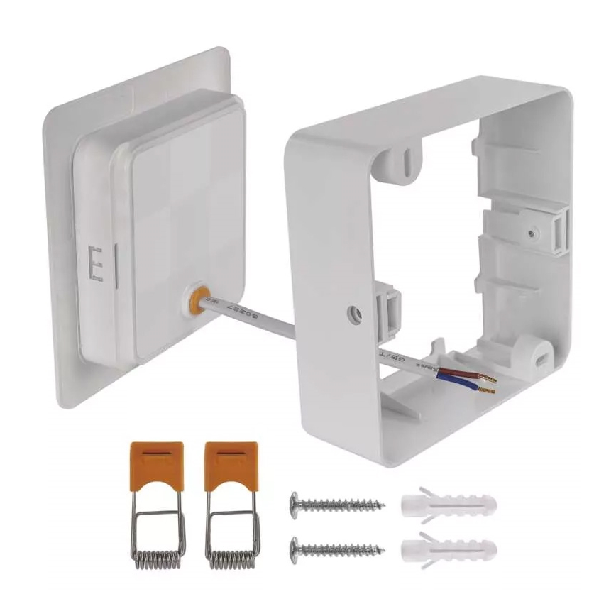 LED stropna svetilka LED/9W/230V 12x12 cm bela