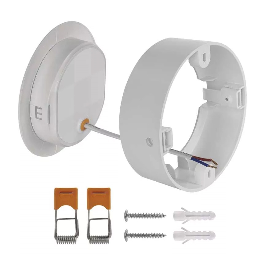 LED stropna svetilka LED/9W/230V premer 12 cm bela