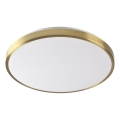 LED stropna svetilka LIBRA LED/24W/230V 4000K premer 39 cm zlata