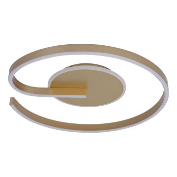 LED stropna svetilka LORENZO LED/22W/230V, premer 50 cm, zlata