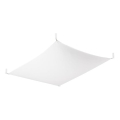 LED stropna svetilka LUNA 2xG13/8,5W/230V 80x105 cm bela