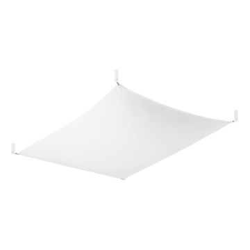 LED stropna svetilka LUNA 2xG13/8,5W/230V 80x105 cm bela