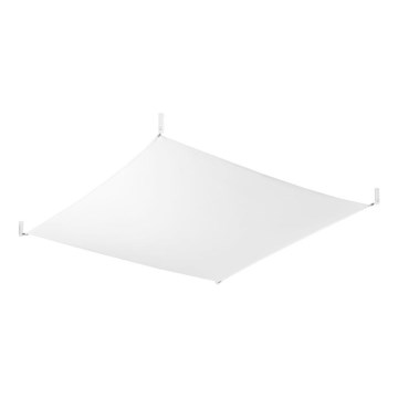 LED stropna svetilka LUNA 4xG13/8,5W/230V 105x105 cm bela