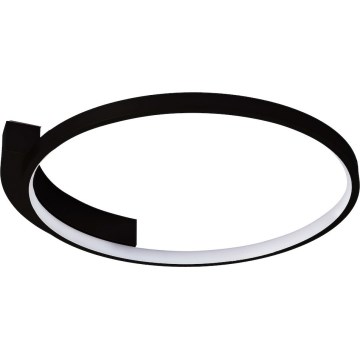 LED stropna svetilka LUNA LED/18W/230V premer 42,5 cm črna