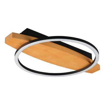 LED stropna svetilka MELISA LED/12W/230V 30x40 cm borovica