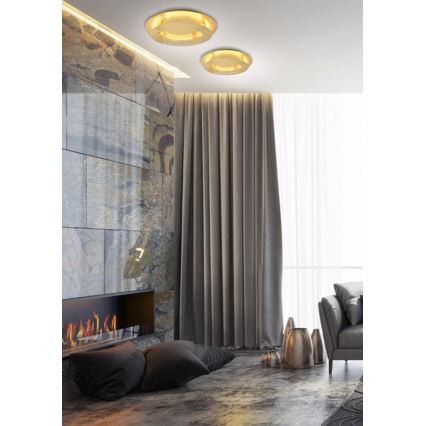 LED Stropna svetilka MERPLE LED/18W/230V zlata
