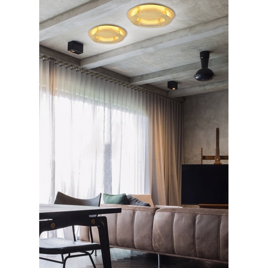 LED Stropna svetilka MERPLE LED/18W/230V zlata