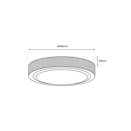 LED Stropna svetilka MIRI LED/34W/230V pr. 49 cm