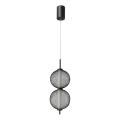 LED Stropna svetilka na vrvici PUMA LED/10W/230V premer 14 cm črna