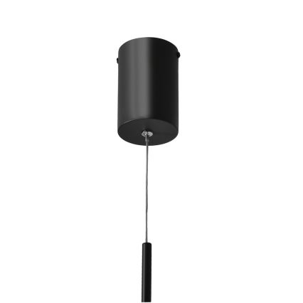 LED Stropna svetilka na vrvici PUMA LED/10W/230V premer 14 cm črna