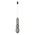 LED stropna svetilka na vrvici PUMA LED/15W/230V premer 14 cm črna