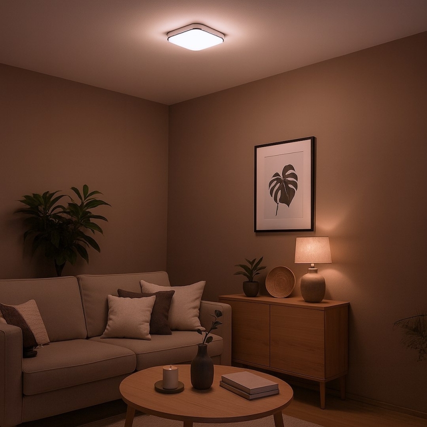 LED stropna svetilka NEMO LED/11W/230V 26x26 cm sijajni krom