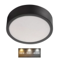 LED Stropna svetilka NEXXO LED/12,5W/230V 3000/3500/4000K pr. 17 cm črna