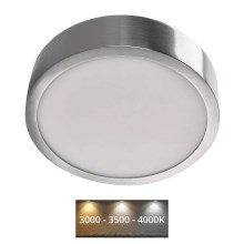 LED Stropna svetilka NEXXO LED/12,5W/230V 3000/3500/4000K pr. 17 cm krom