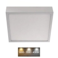 LED Stropna svetilka NEXXO LED/21W/230V 3000/3500/4000K 22,5x22,5 cm bela