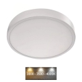 LED Stropna svetilka NEXXO LED/28,5W/230V 3000/3500/4000K pr. 30 cm bela