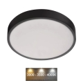 LED Stropna svetilka NEXXO LED/28,5W/230V 3000/3500/4000K pr. 30 cm črna