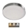 LED Stropna svetilka NEXXO LED/28,5W/230V 3000/3500/4000K pr. 30 cm sijajni krom