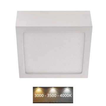 LED Stropna svetilka NEXXO LED/7,6W/230V 3000/3500/4000K 12x12 cm bela