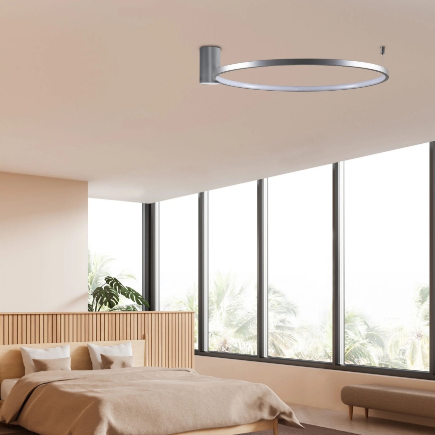 LED Stropna svetilka NOEMI LED/20W/230V 4000K pr. 50 cm mat krom