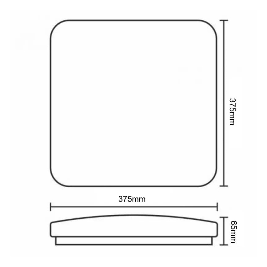 LED Zatemnitvena stropna svetilka OPAL LED/36W/230V 3000-6500K + Daljinski upravljalnik