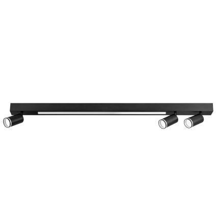 LED Stropna svetilka PARIZ LED/24W/230V + 3xGU10/10W črna