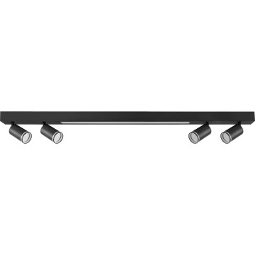 LED Stropna svetilka PARIZ LED/24W/230V + 4xGU10/10W črna