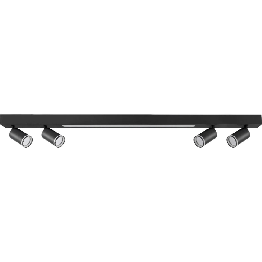 LED Stropna svetilka PARIZ LED/24W/230V + 4xGU10/10W črna