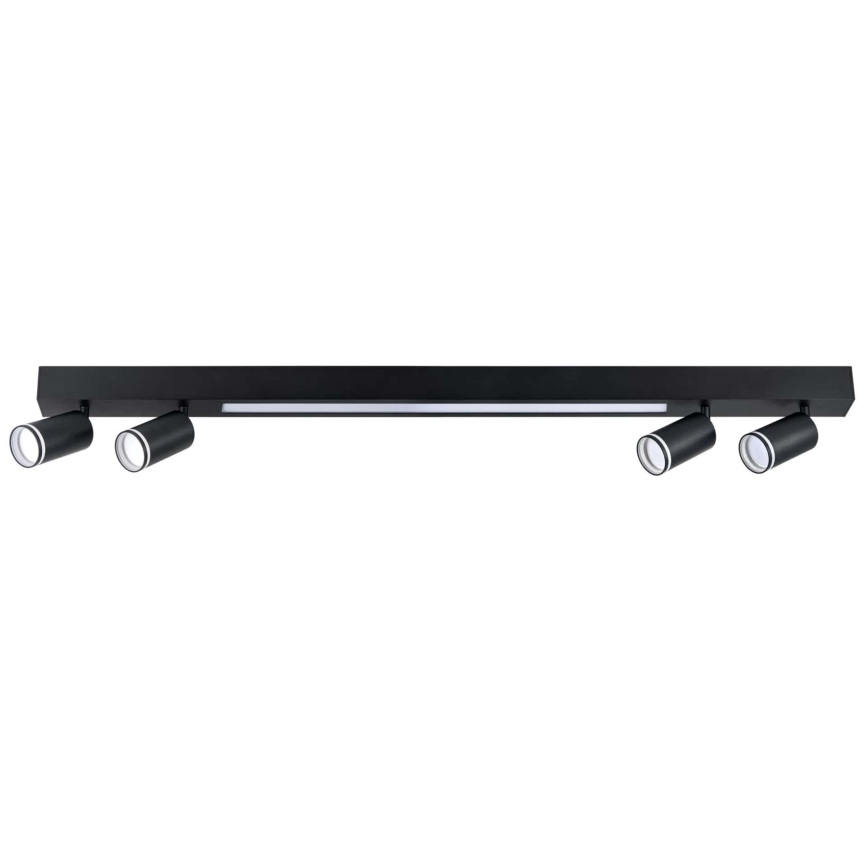 LED Stropna svetilka PARIZ LED/24W/230V + 4xGU10/10W črna