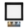 LED Stropna svetilka RAFA LED/18W/230V 3000/4000/6000K 22x22 cm črna