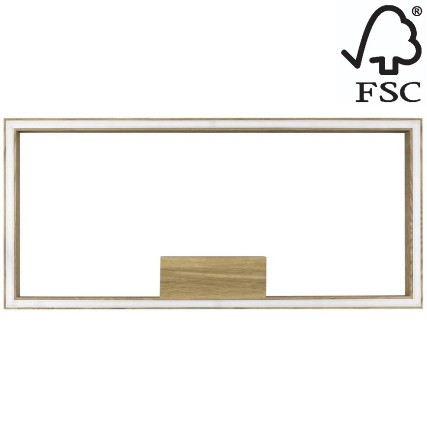 LED Stropna svetilka RAMME LED/34W/230V mat hrast - FSC certifikat