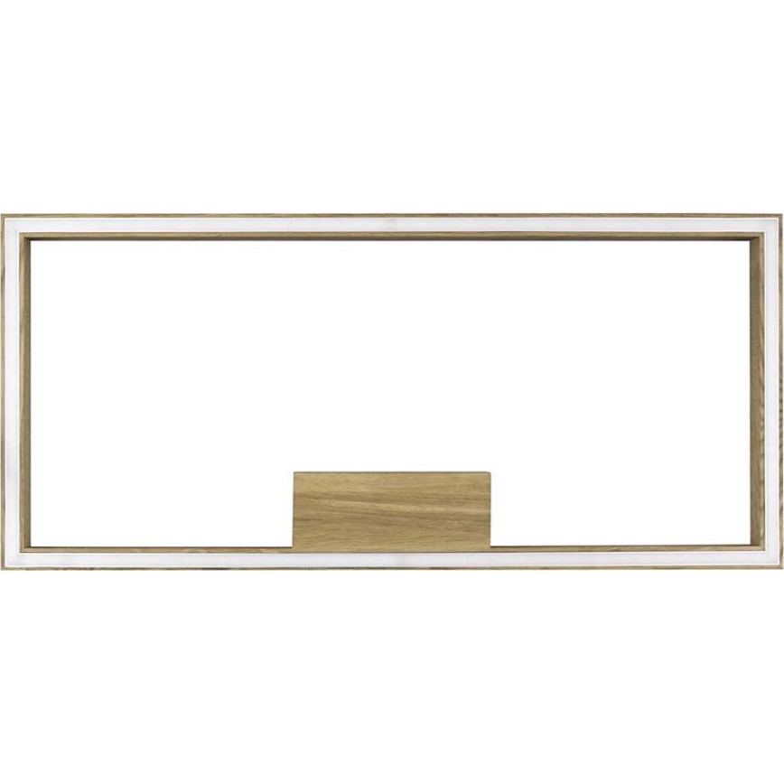 LED Stropna svetilka RAMME LED/34W/230V mat hrast