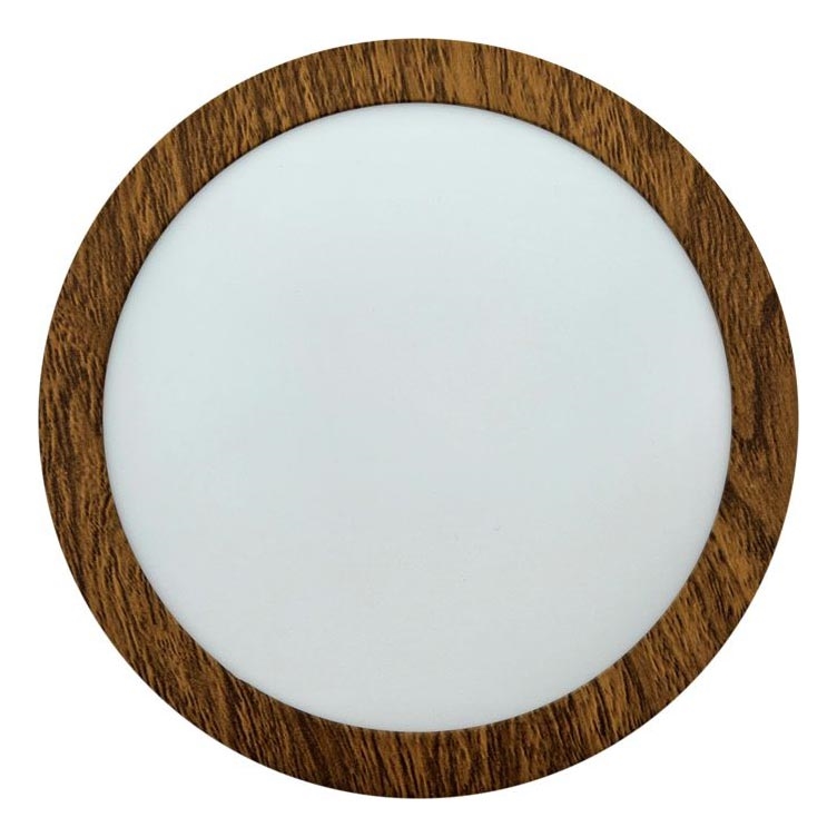 LED Stropna svetilka RING LED/12W/230V 4200K pr. 16 cm rjava