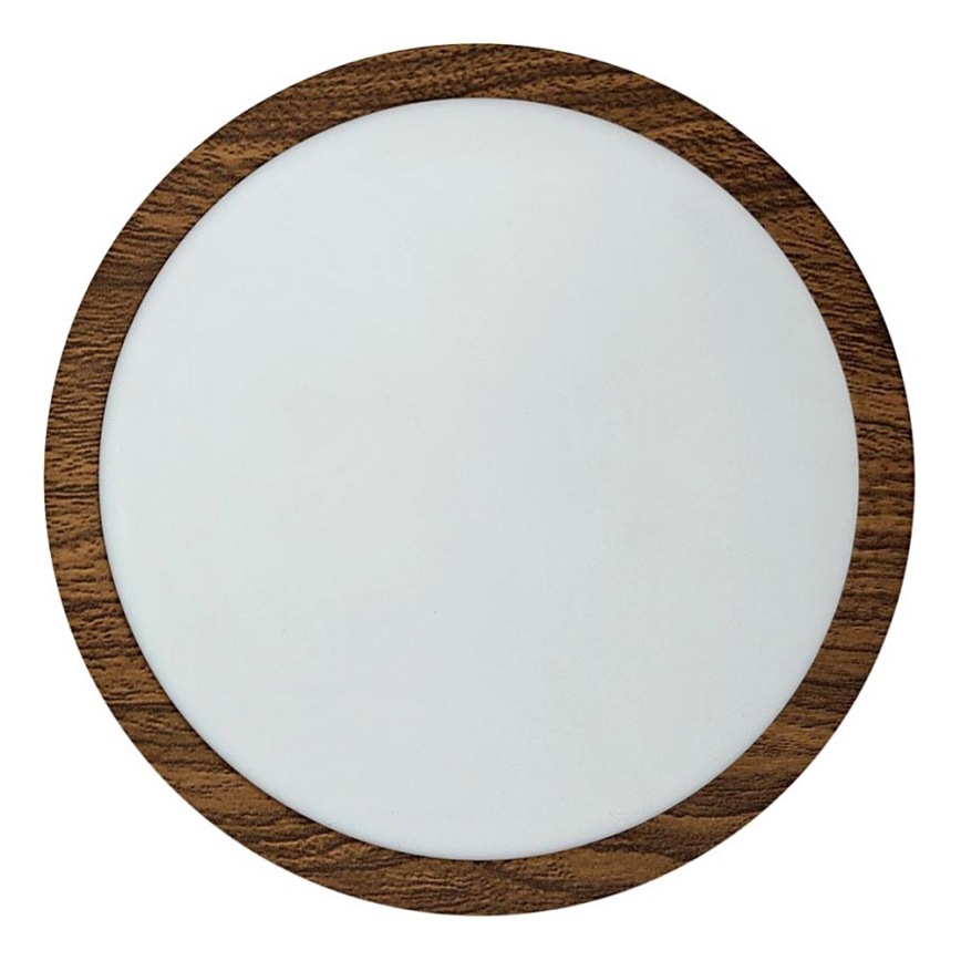 LED Stropna svetilka RING LED/18W/230V 4200K pr. 21 cm rjava