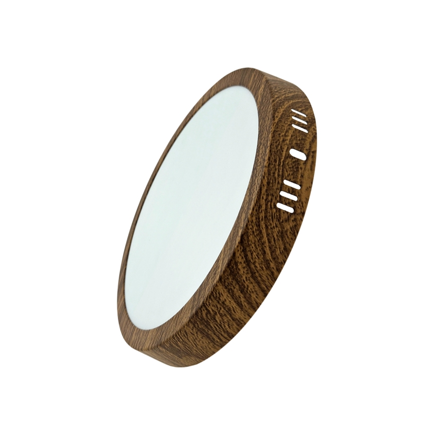 LED Stropna svetilka RING LED/18W/230V 4200K pr. 21 cm rjava