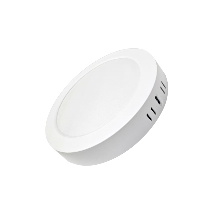 LED Stropna svetilka ROUND LED/18W/230V 4000K pr. 21,5 cm bela