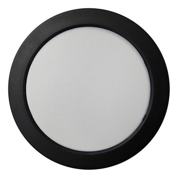LED Stropna svetilka ROUND LED/18W/230V 4000K pr. 21,7 cm črna
