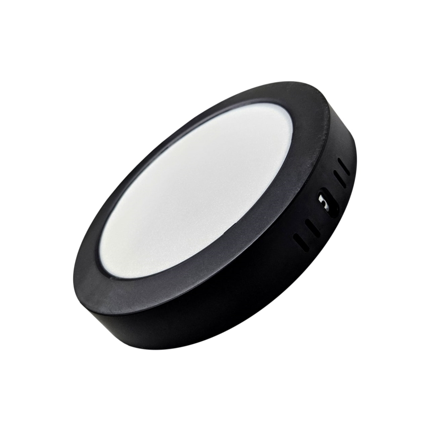 LED Stropna svetilka ROUND LED/18W/230V 4000K pr. 21,7 cm črna