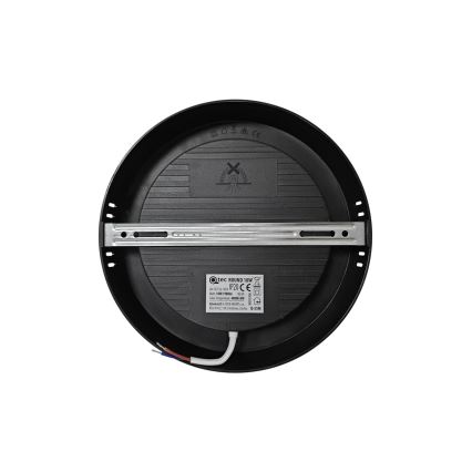 LED Stropna svetilka ROUND LED/18W/230V 4000K pr. 21,7 cm črna