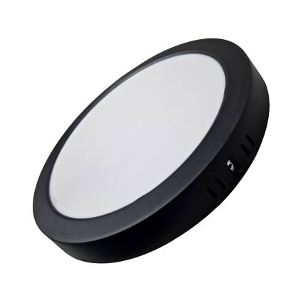 LED Stropna svetilka ROUND LED/24W/230V 4000K pr. 28,8 cm črna