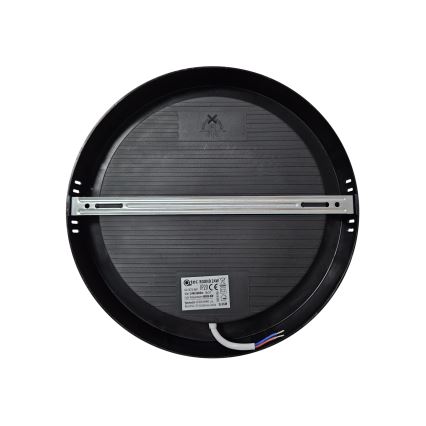 LED Stropna svetilka ROUND LED/24W/230V 4000K pr. 28,8 cm črna