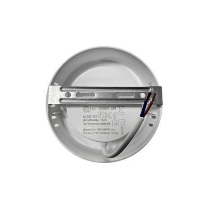 LED Stropna svetilka ROUND LED/6W/230V 4000K pr. 12,1 cm bela