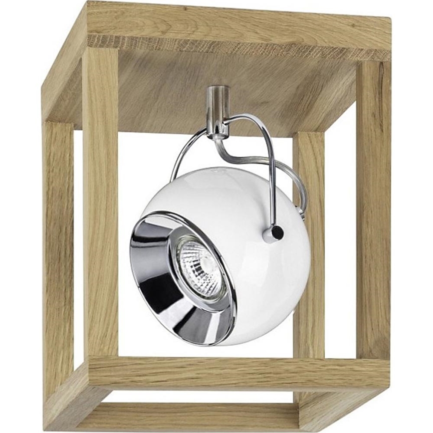 LED Stropna svetilka ROY 1xGU10/5W/230V mat hrast